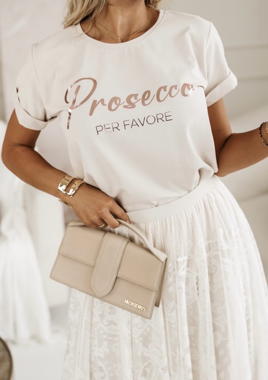 T-Shirt Prosecco Beige