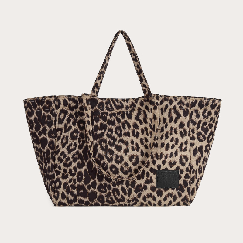 Shopper Tragetasche mit Leopardendruck