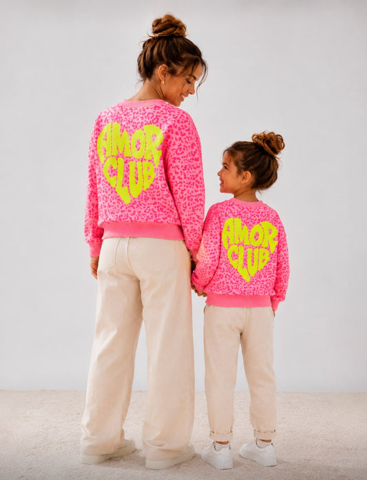 Pullover Amour Leo pink