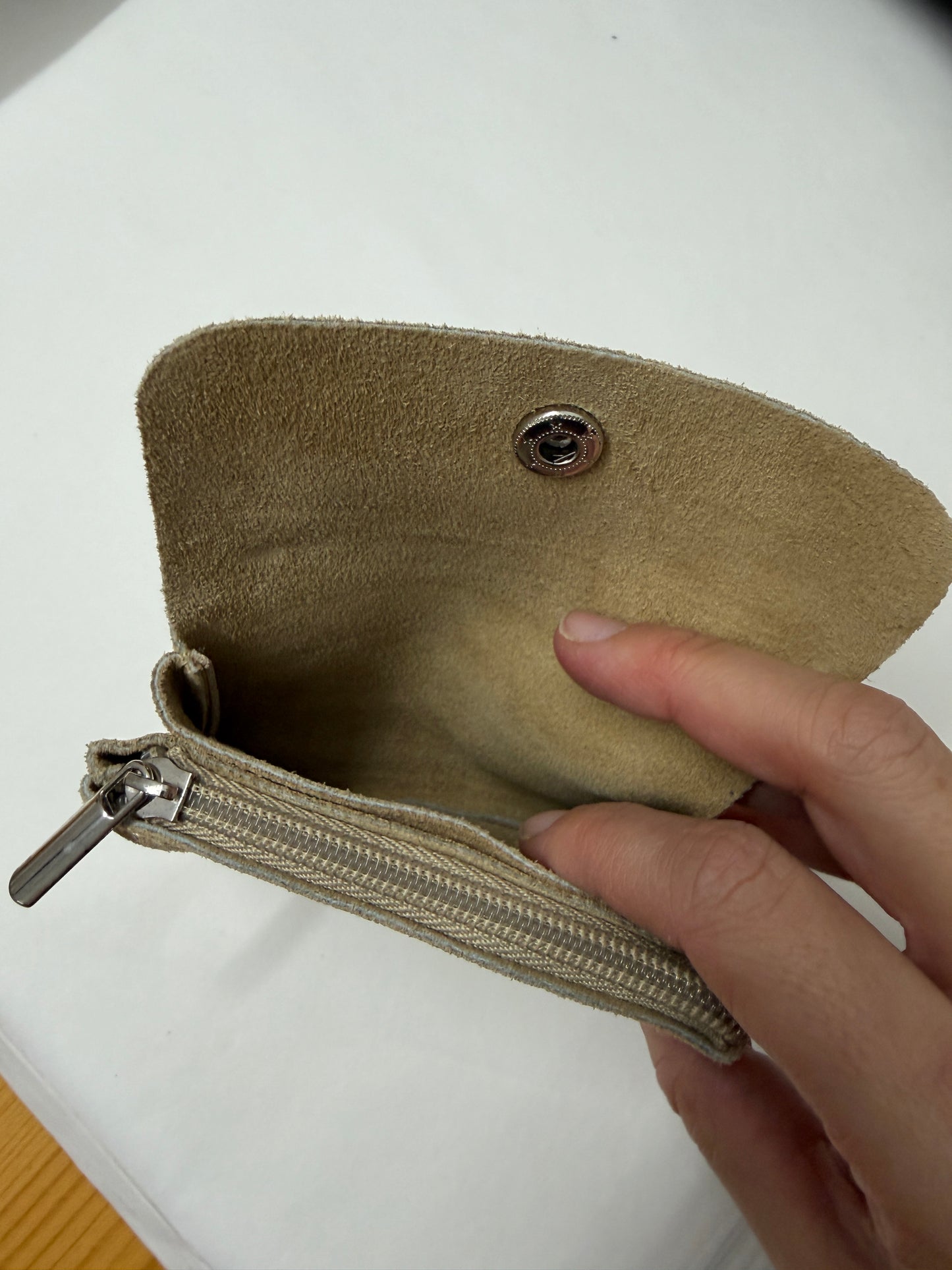 Geldbeutel Wildleder verschiedene Farben