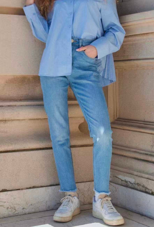 Helle Skinny-Fit-Jeans