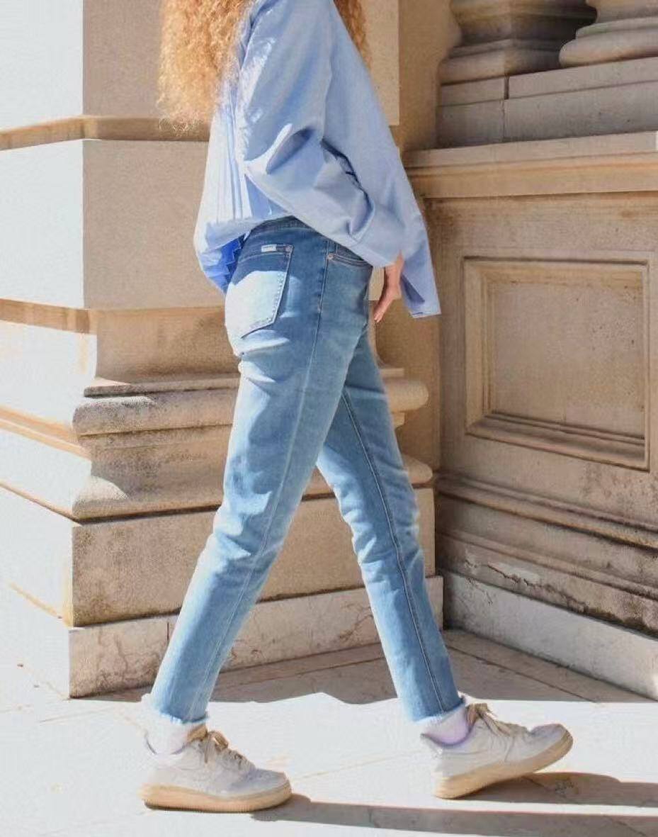 Helle Skinny-Fit-Jeans