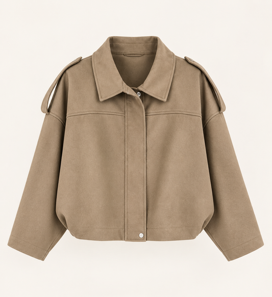 Blouson Jacke beige